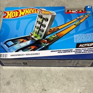 Hot Wheels Dragstrip Champion Playset - Blue